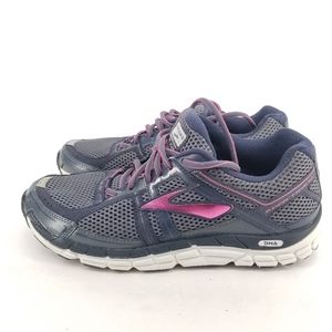 B33 Brooks Addiction 12 Womens Athletic Shoes Walking Running Size 11 Wide EUC